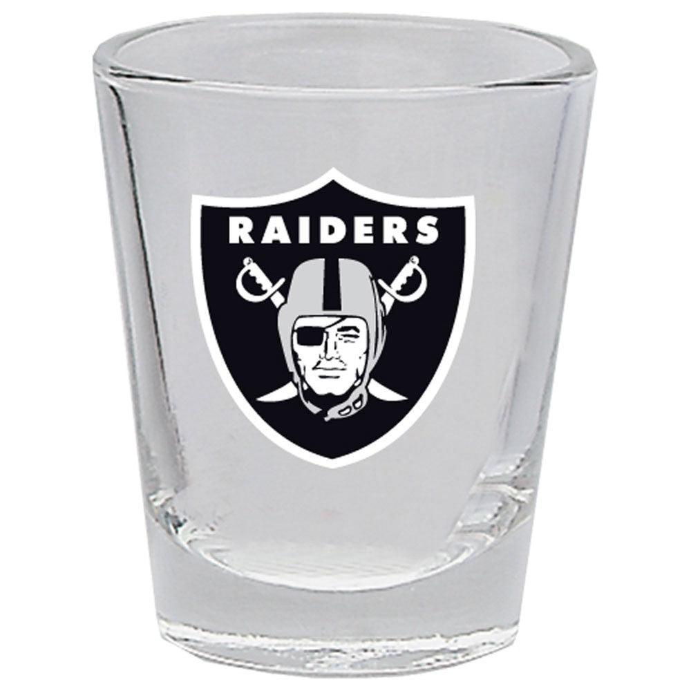Oakland Raiders Clear Shot Glass