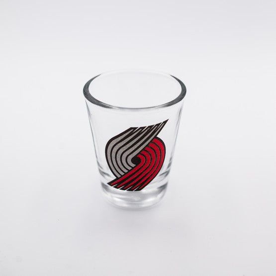 Portland Trail Blazers Clear Shot Glass
