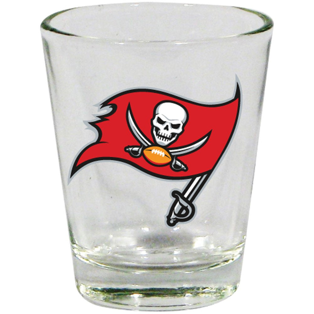 Tampa Bay Buccaneers Clear Shot Glass