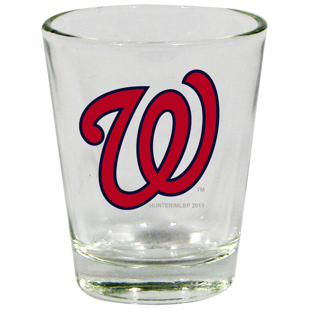 Washington Nationals Clear Shot Glass