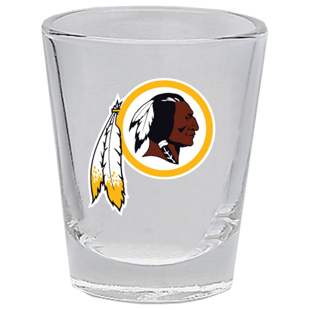 Washington Redskins Clear Shot Glass