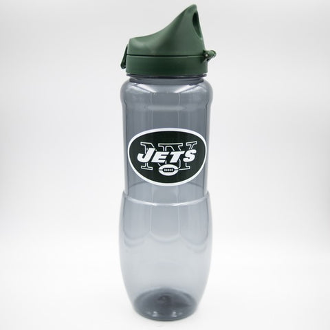 New York Jets Hourglass Water Bottle