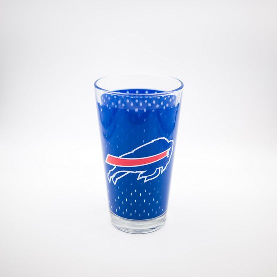 Buffalo Bills Jersey Pint Glass