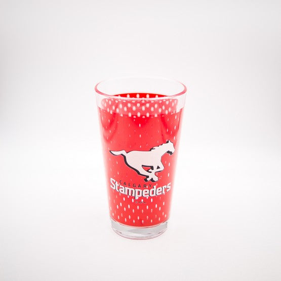 Calgary Stampeders Jersey Pint Glass
