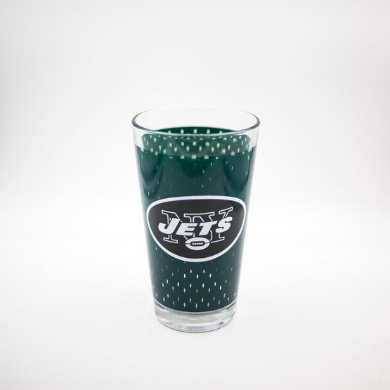New York Jets Jersey Pint Glass