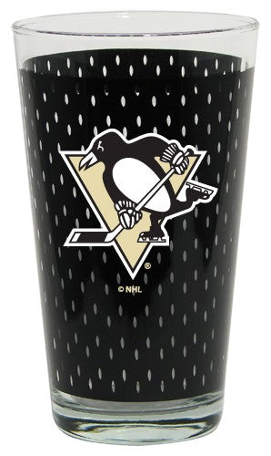 Pittsburgh Penguins Jersey Pint Glass
