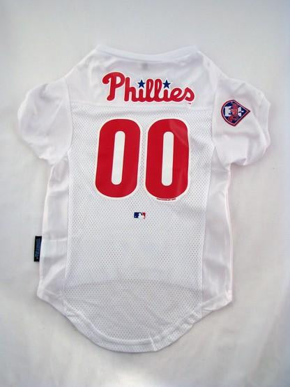 Philadelphia Phillies Pet Jersey White