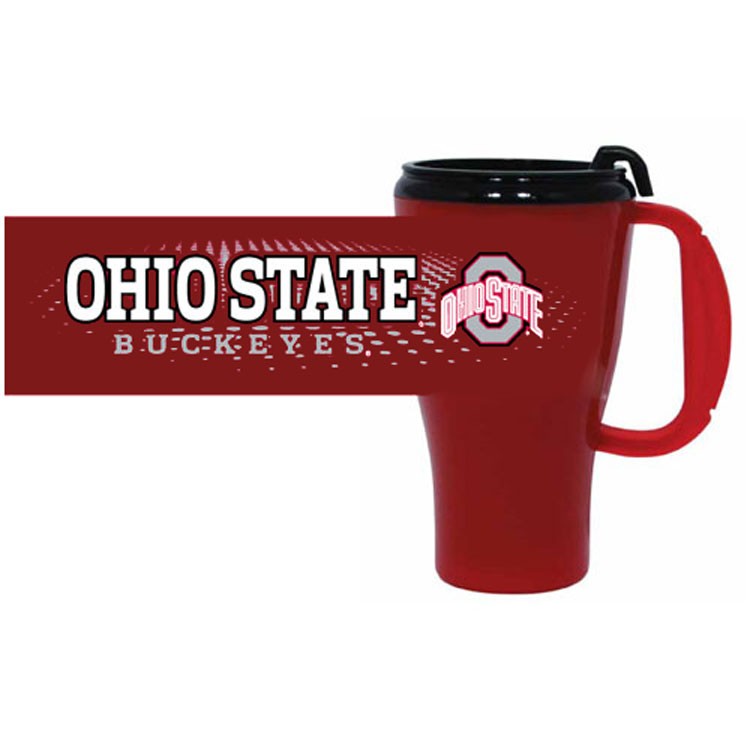 Ohio State Buckeyes Roadster Travel Mug