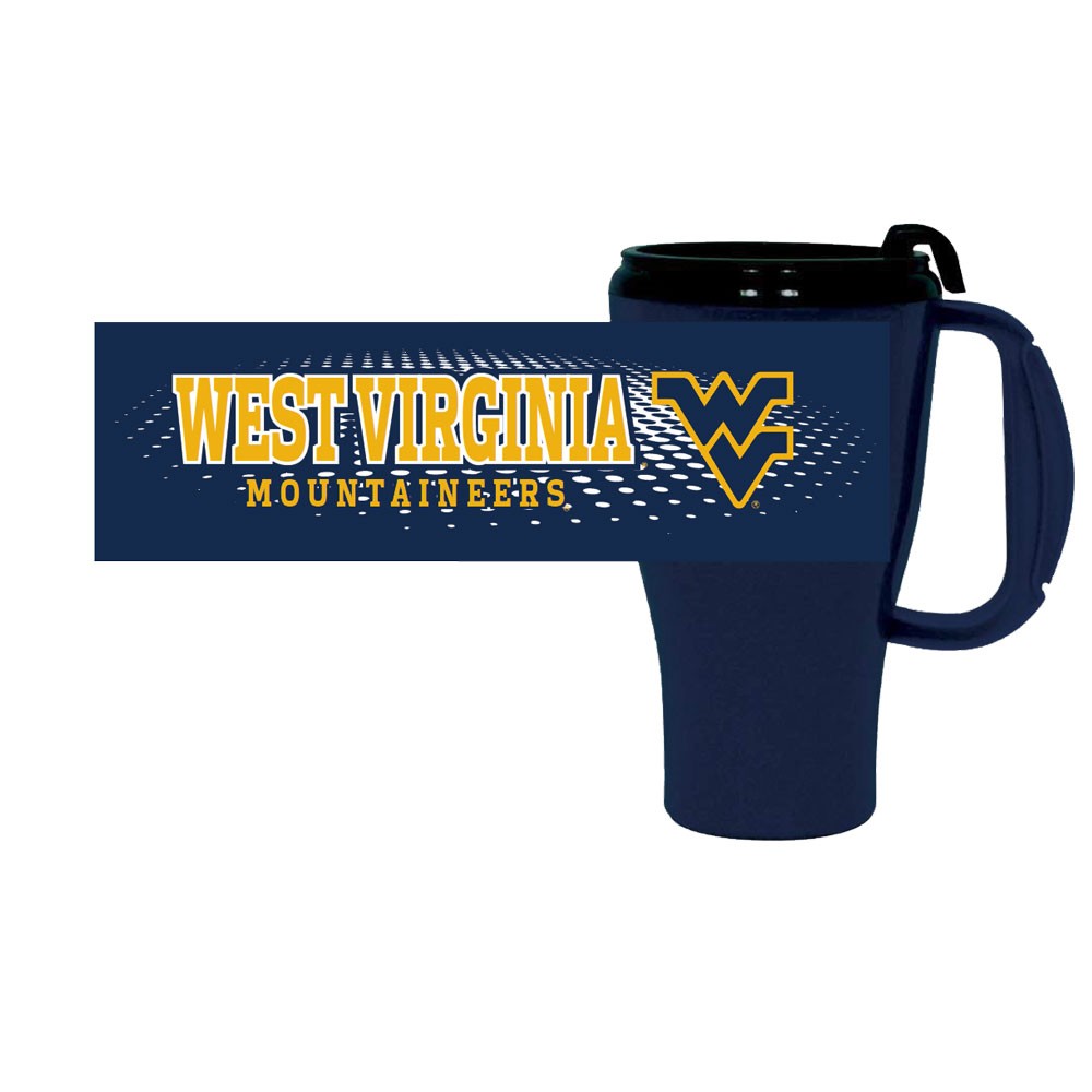West Virginia Mountaineers Roadster Travel Mug