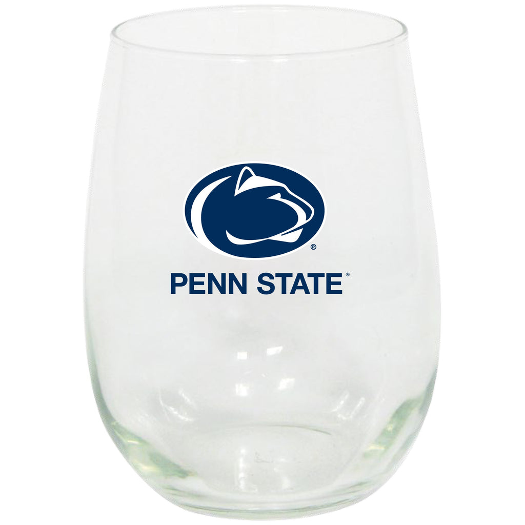 Penn State Nittany Lions Stemless Wine Glass