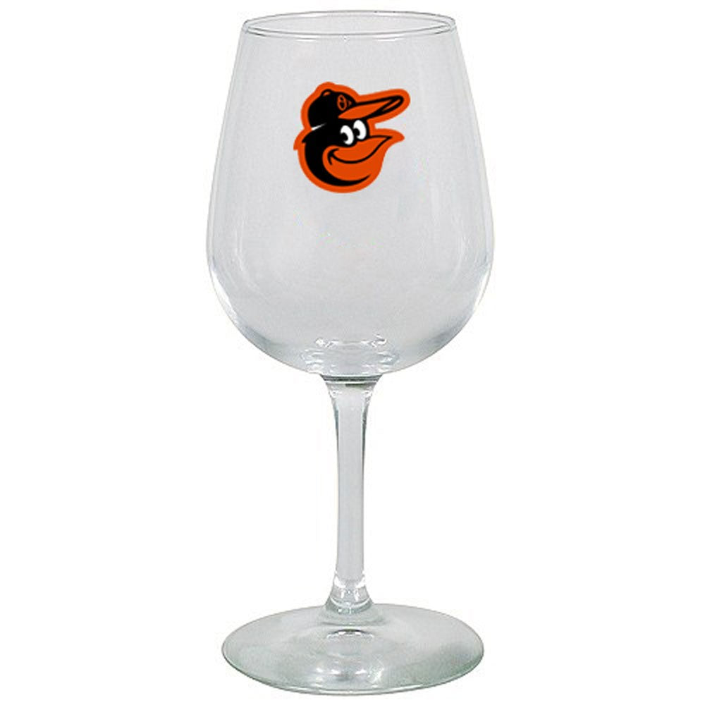 Baltimore Orioles Wine Glass