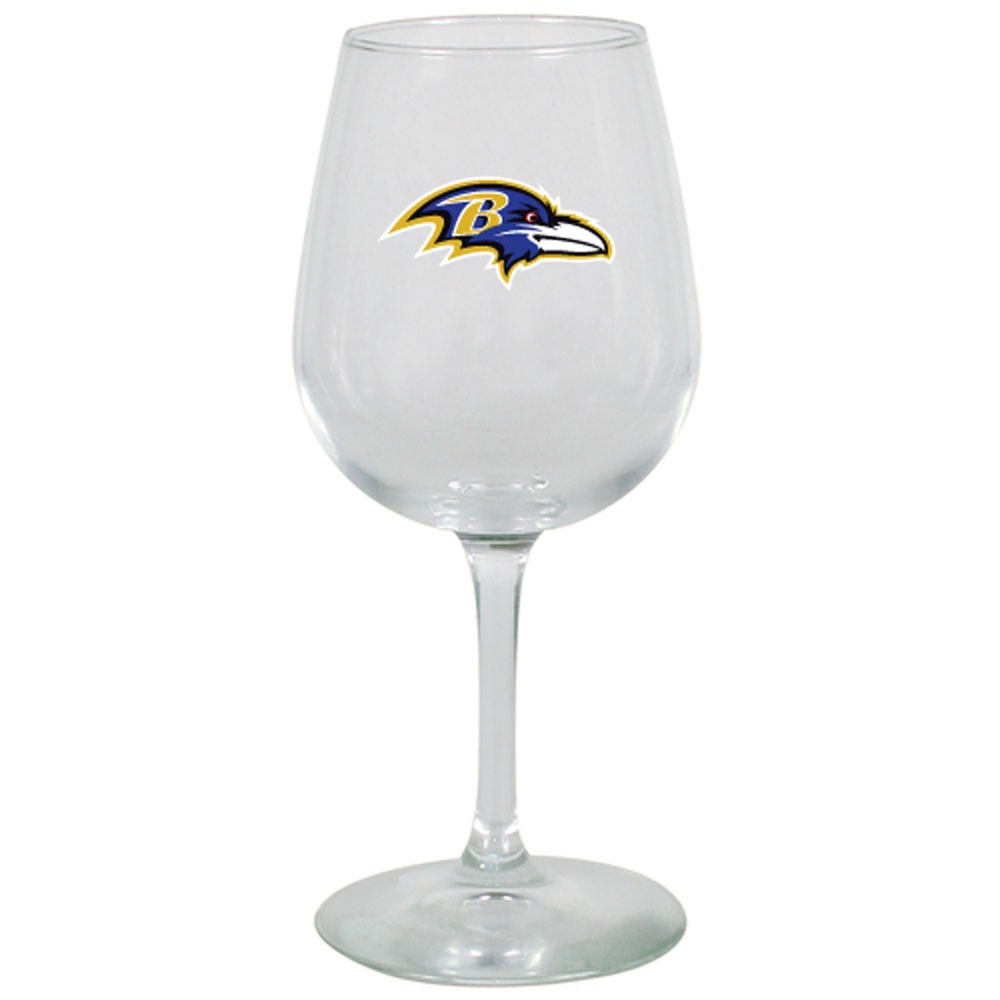 Baltimore Ravens Wine Glass