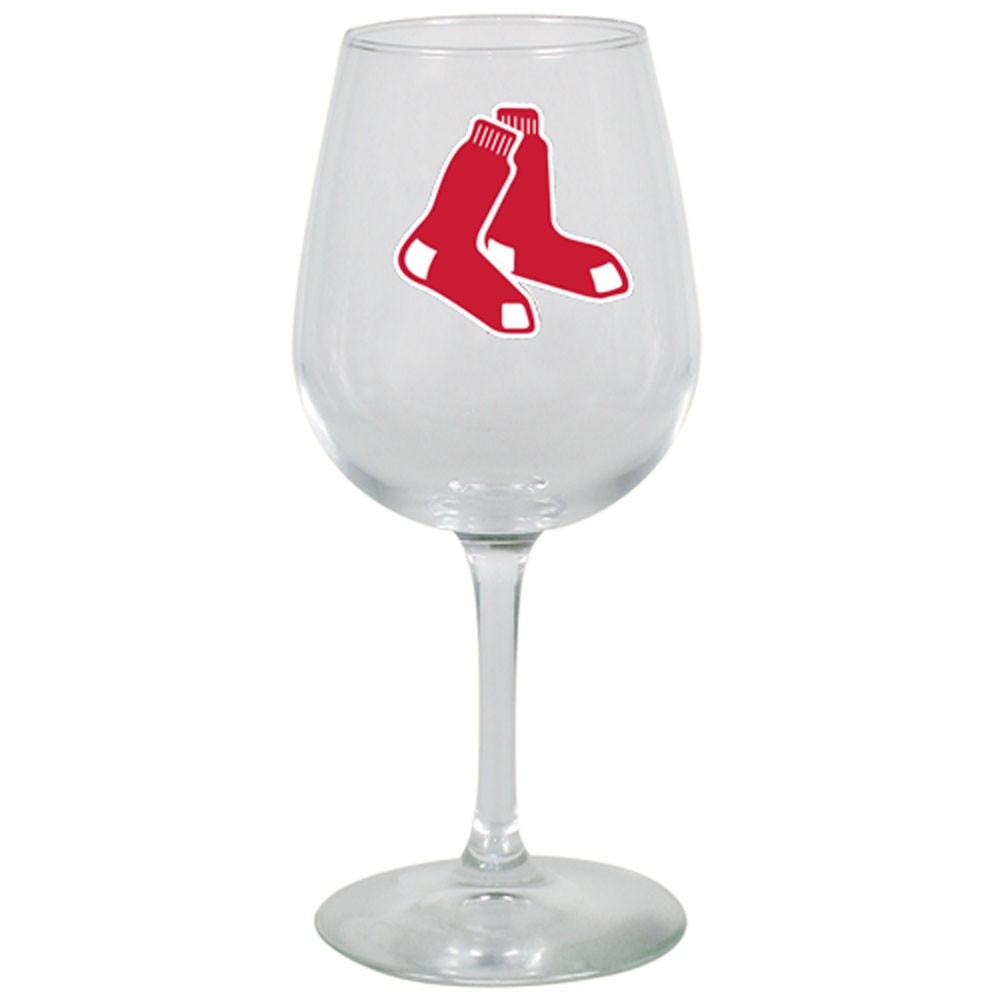 Boston Red Sox Wine Glass