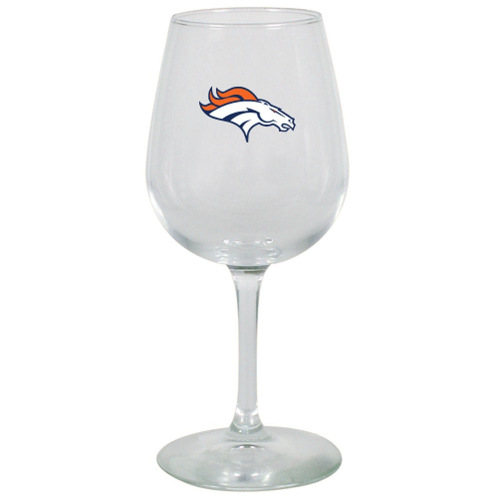Denver Broncos Wine Glass