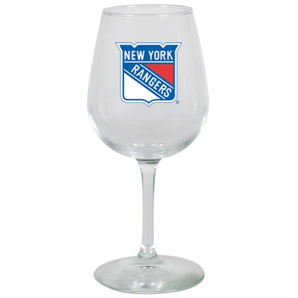 New York Rangers Wine Glass