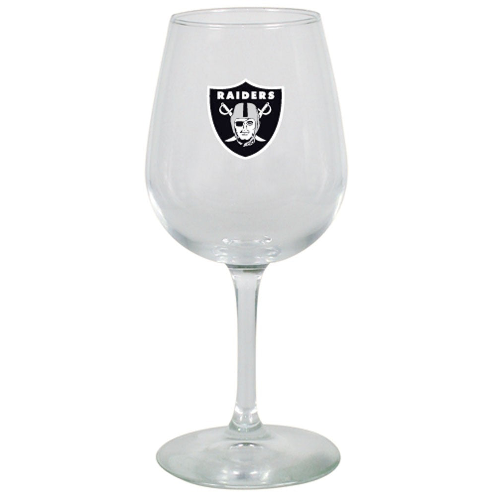 Oakland Raiders Wine Glass