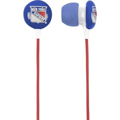 New York Rangers Team Logo Earphones