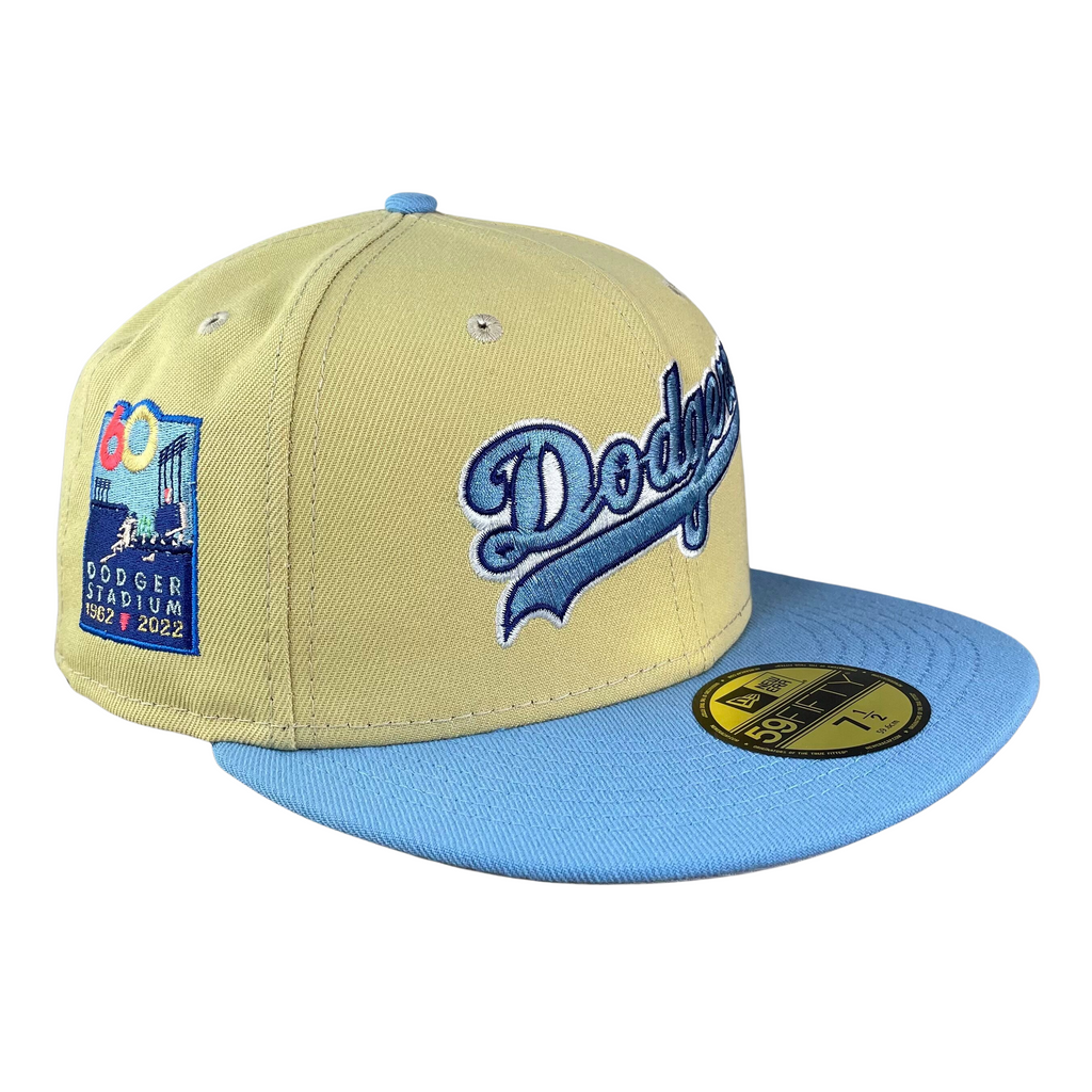 59FIFTY Los Angeles Dodgers Vegas Gold/Sky/Gray 60th Anniversary
