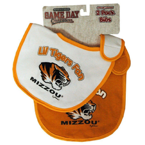 Missouri Tigers 2pc Infant Bib Set