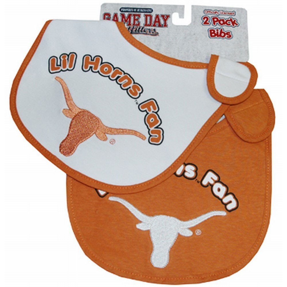 Texas Longhorns 2pc Infant Bib Set