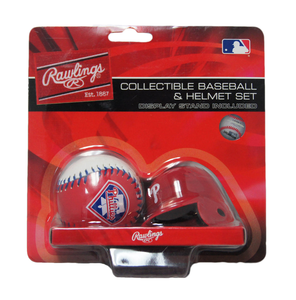 Philadelphia Phillies Helmet & Ball Set