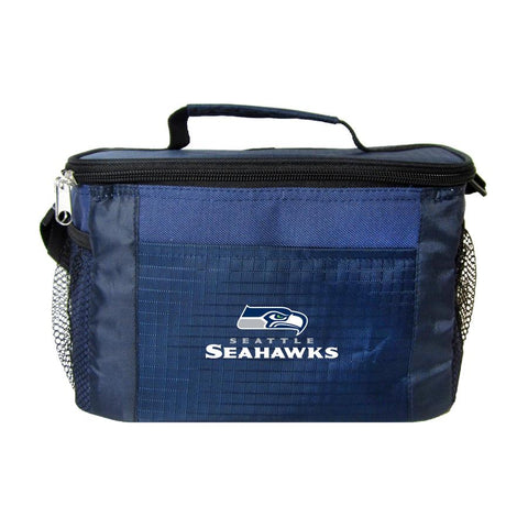 Seattle Seahawks 6-Pack Two Pocket Kooler Bag