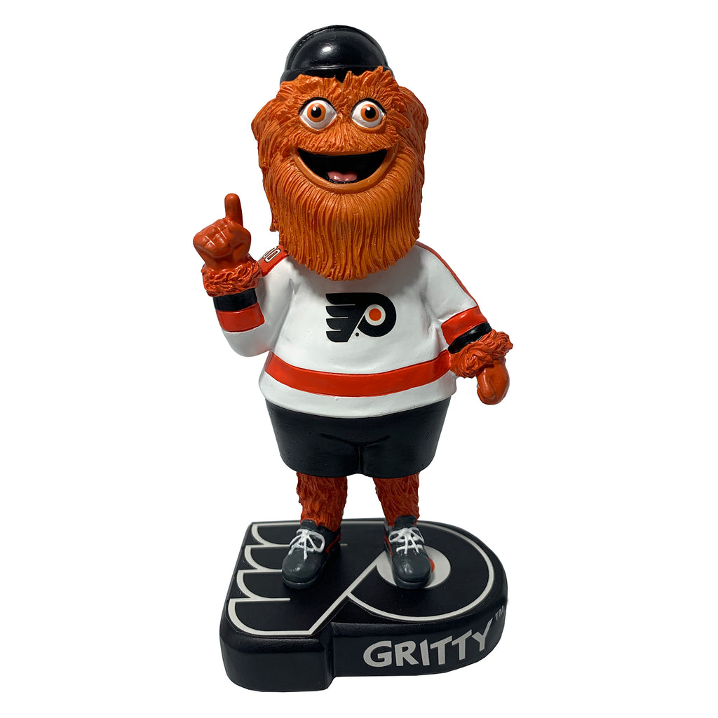 Philadelphia Flyers Gritty 7" Logo Base Bobble Head - White Jersey