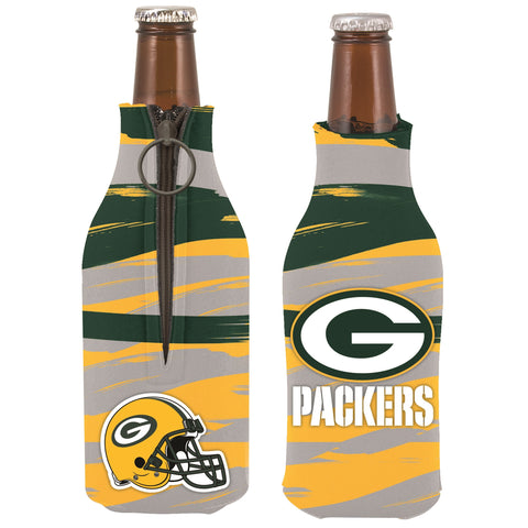 Green Bay Packers PaintBrush Bottle Coolie