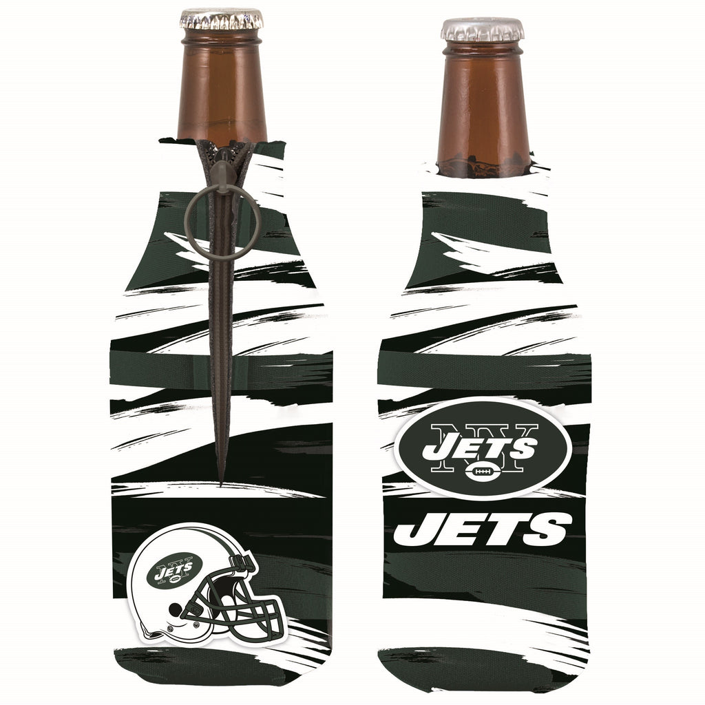 New York Jets PaintBrush Bottle Coolie