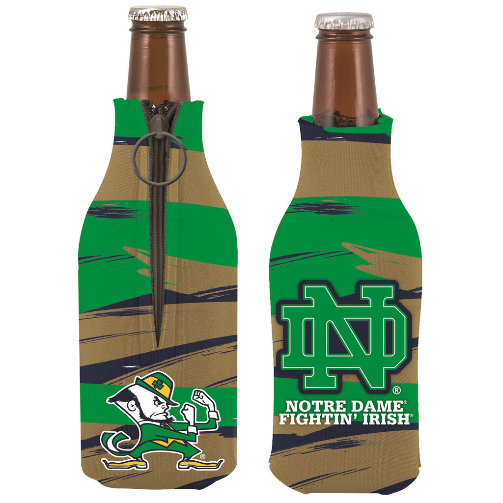 Notre Dame Fighting Irish PaintBrush Bottle Coolie