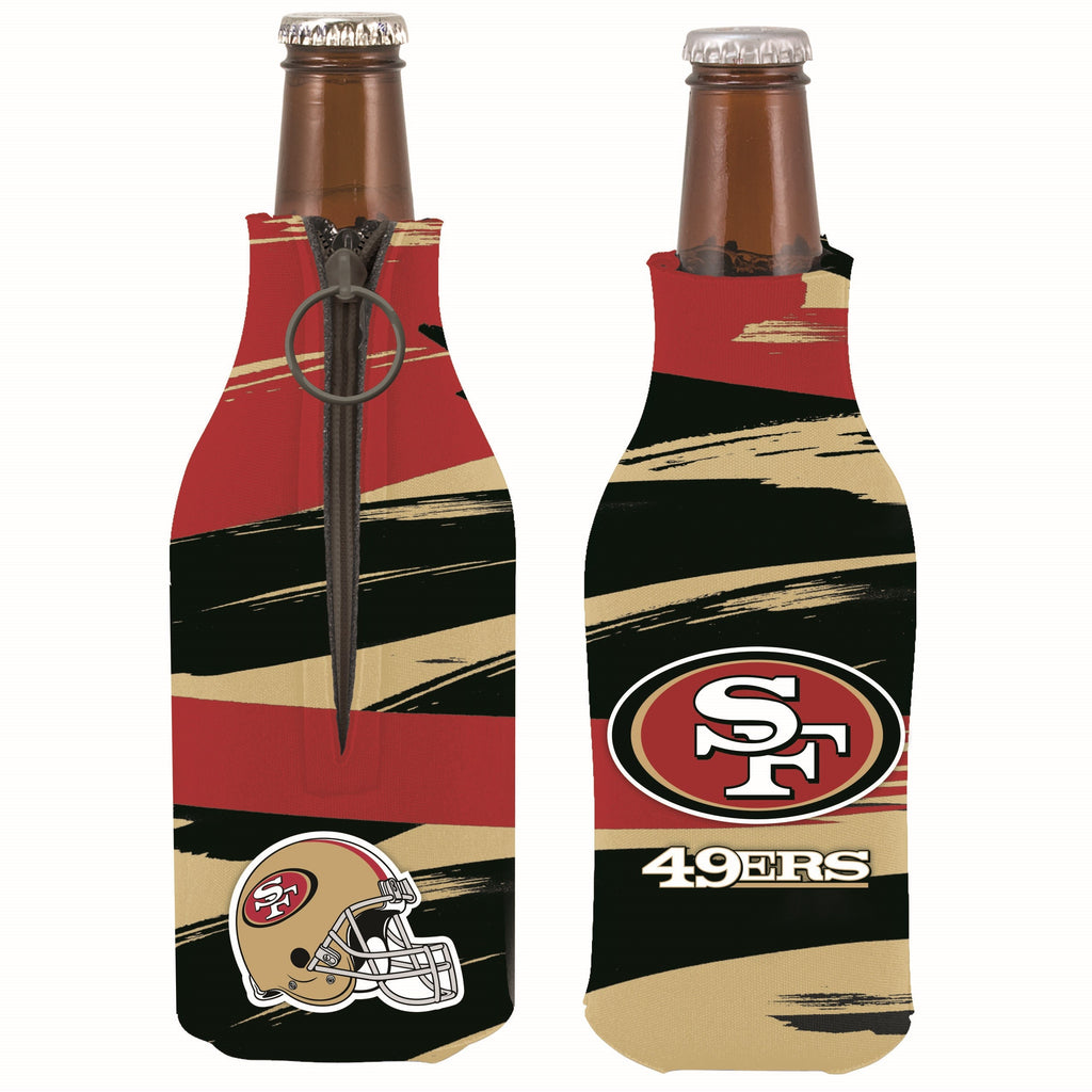 San Francisco 49ers PaintBrush Bottle Coolie