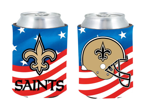New Orleans Saints Patriotic Pocket Coolie