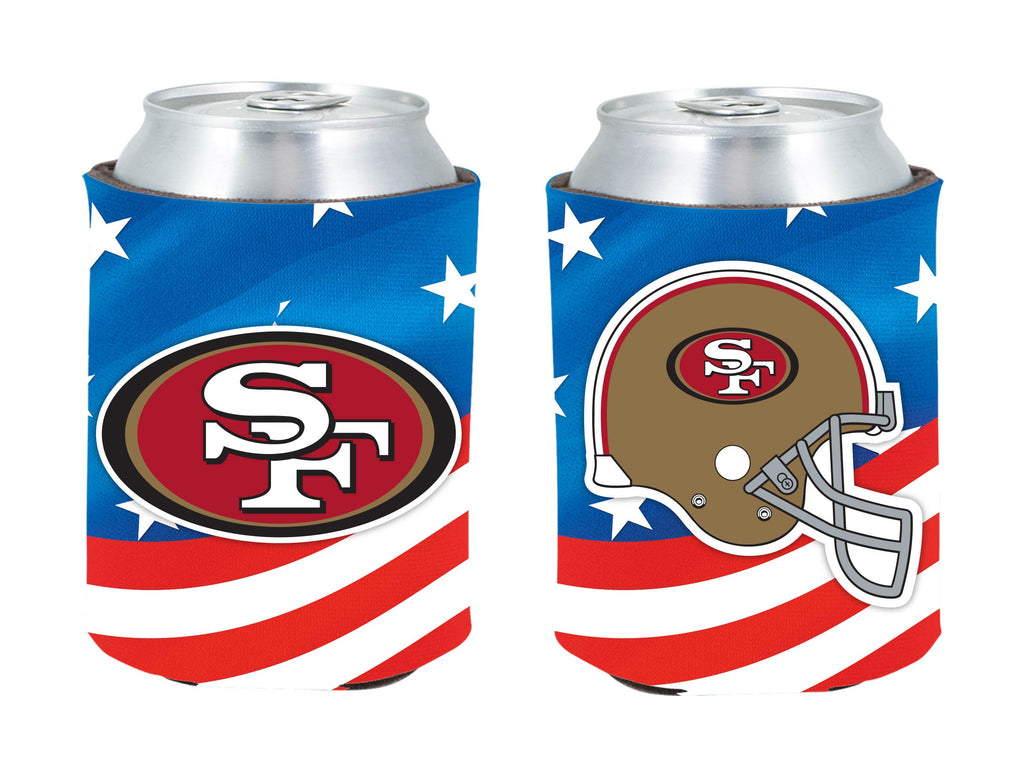 San Francisco 49ers Patriotic Pocket Coolie