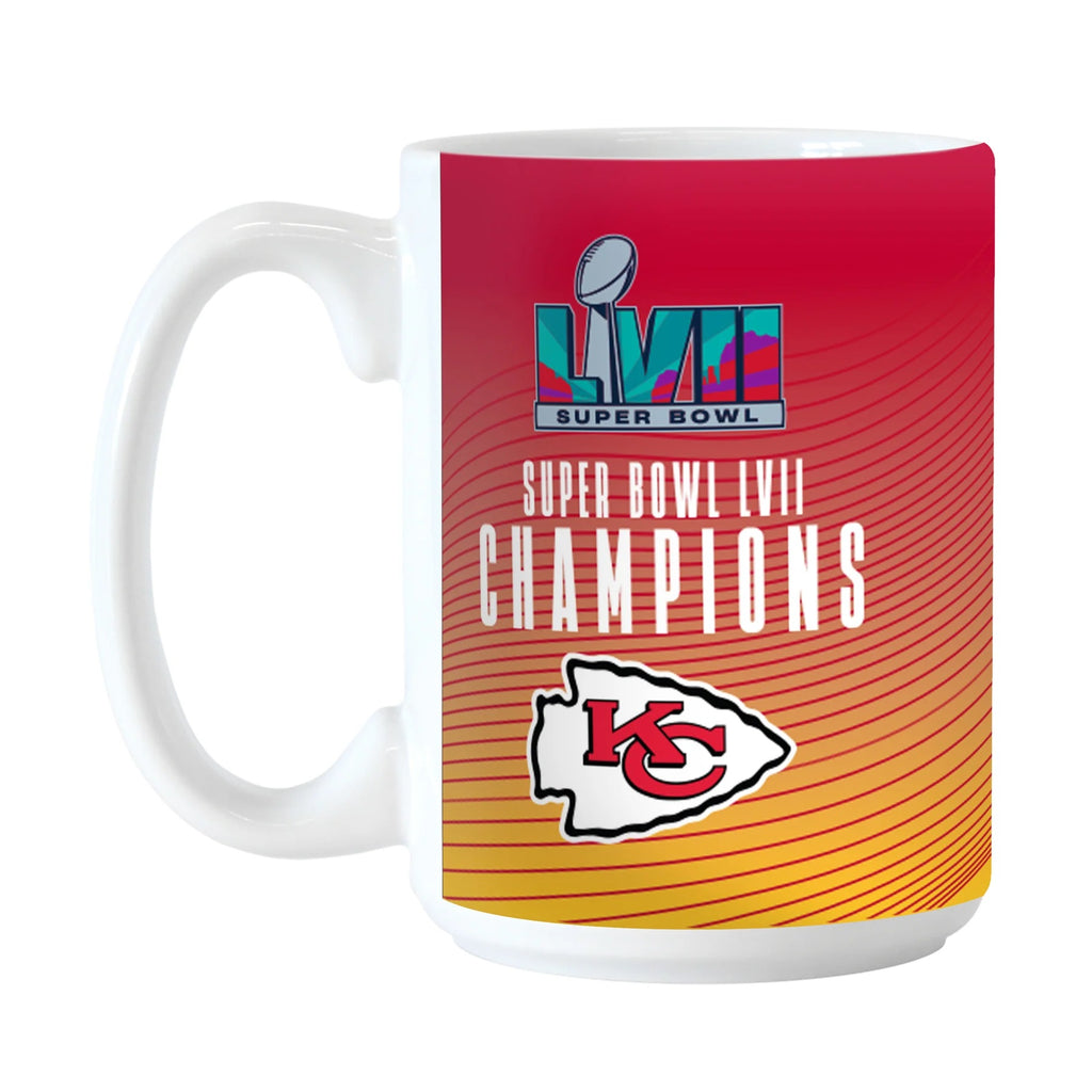 Kansas City Chiefs Super Bowl LVII Champions 15oz Sublimated Mug