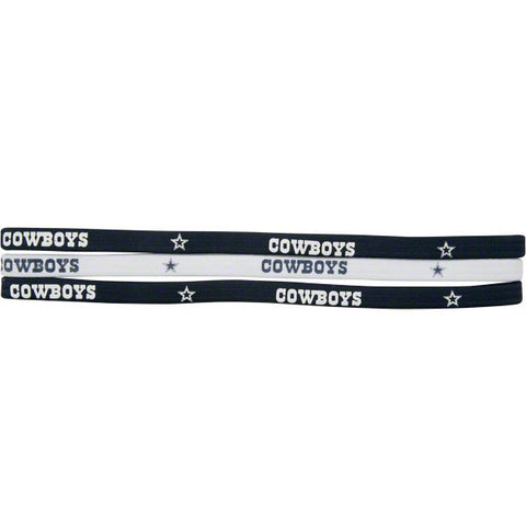 Dallas Cowboys 3pc Elastic Headband