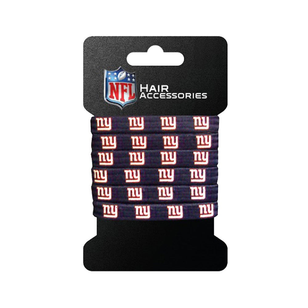 New York Giants 6 Pack Hair Ties