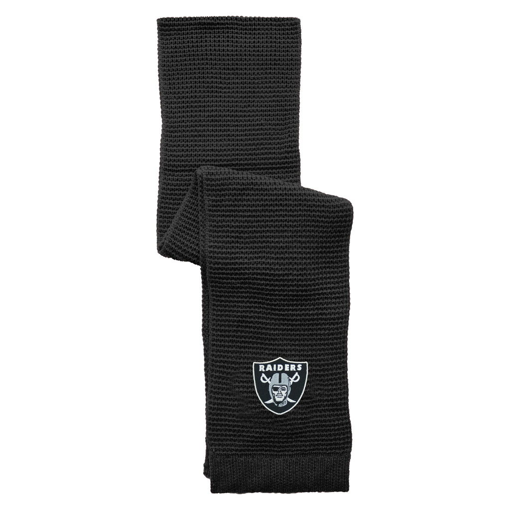 Las Vegas Raiders Embroidered Logo Waffle Scarf
