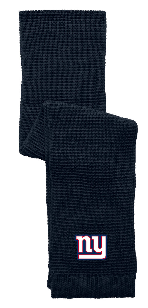 New York Giants Embroidered Logo Waffle Scarf