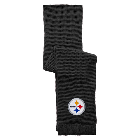 Pittsburgh Steelers Embroidered Logo Waffle Scarf