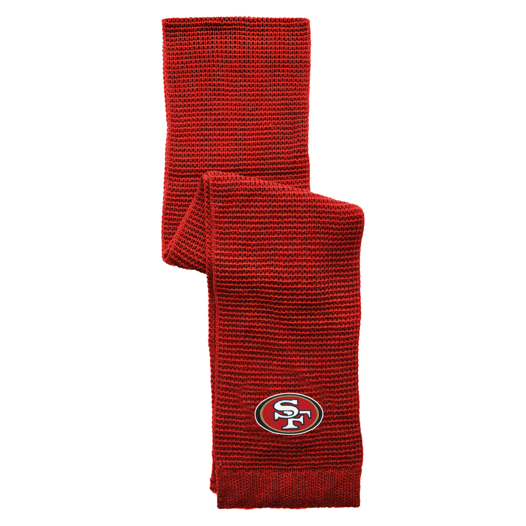 San Francisco 49ers Embroidered Logo Waffle Scarf