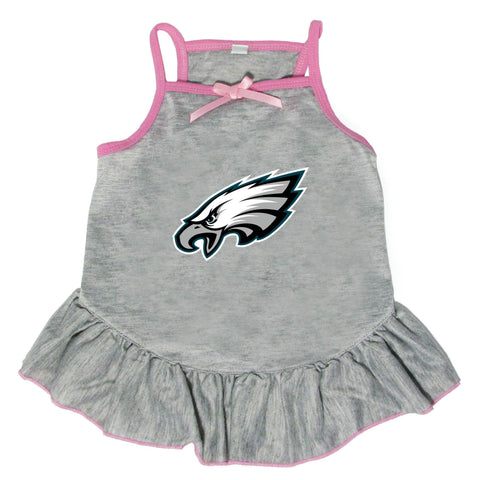 Philadelphia Eagles Gray Pet Dress - Medium