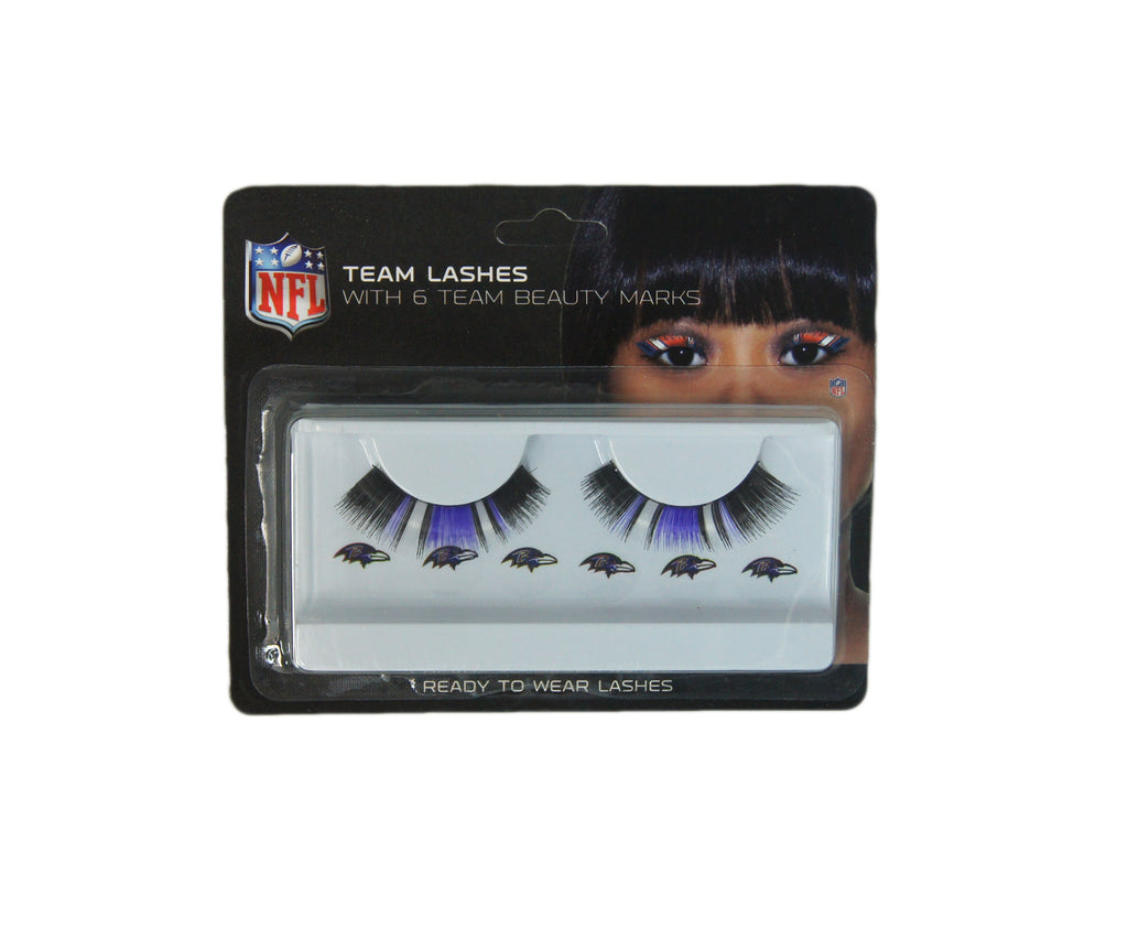 Baltimore Ravens Lashes and Beauty Marks