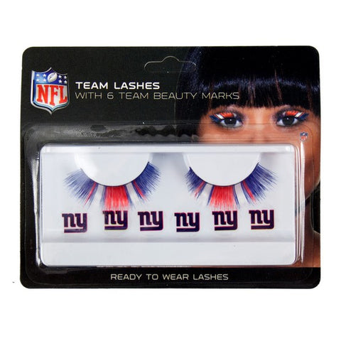New York Giants Lashes and Beauty Marks