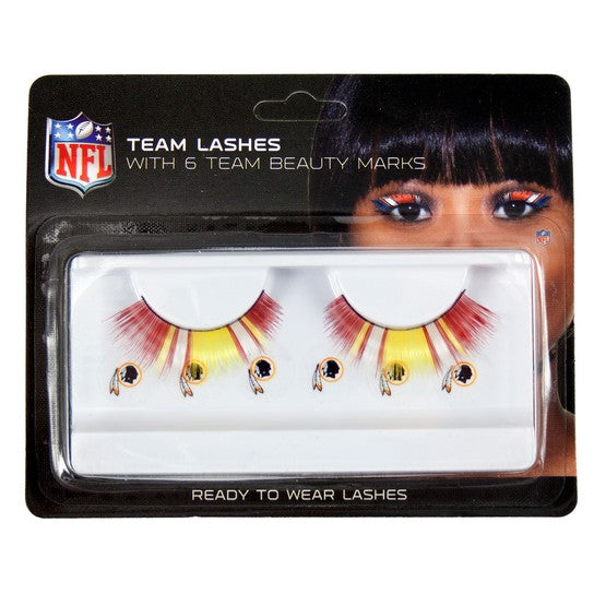 Washington Redskins Lashes and Beauty Marks