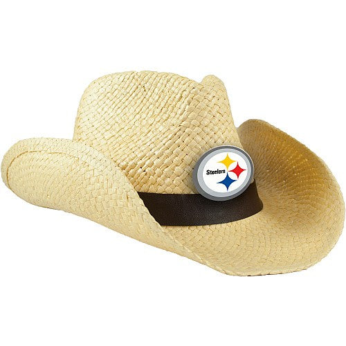 Pittsburgh Steelers Natural Cowboy Hat – Fan Treasures display picture 2