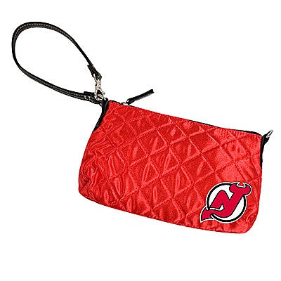 New Jersey Devils Quilted Wristlet