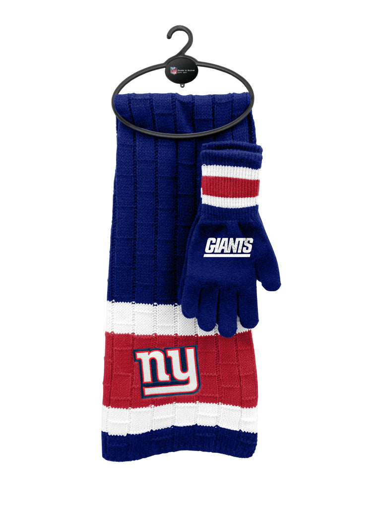New York Giants Scarf Glove Gift Set