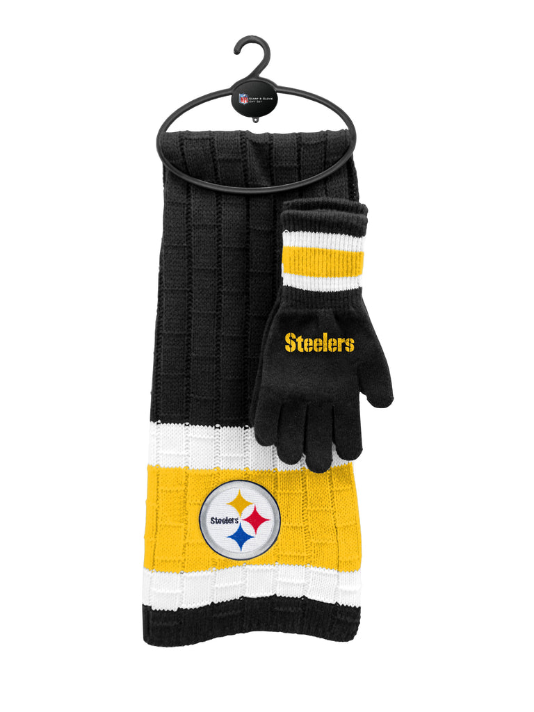 Pittsburgh Steelers Scarf Glove Gift Set