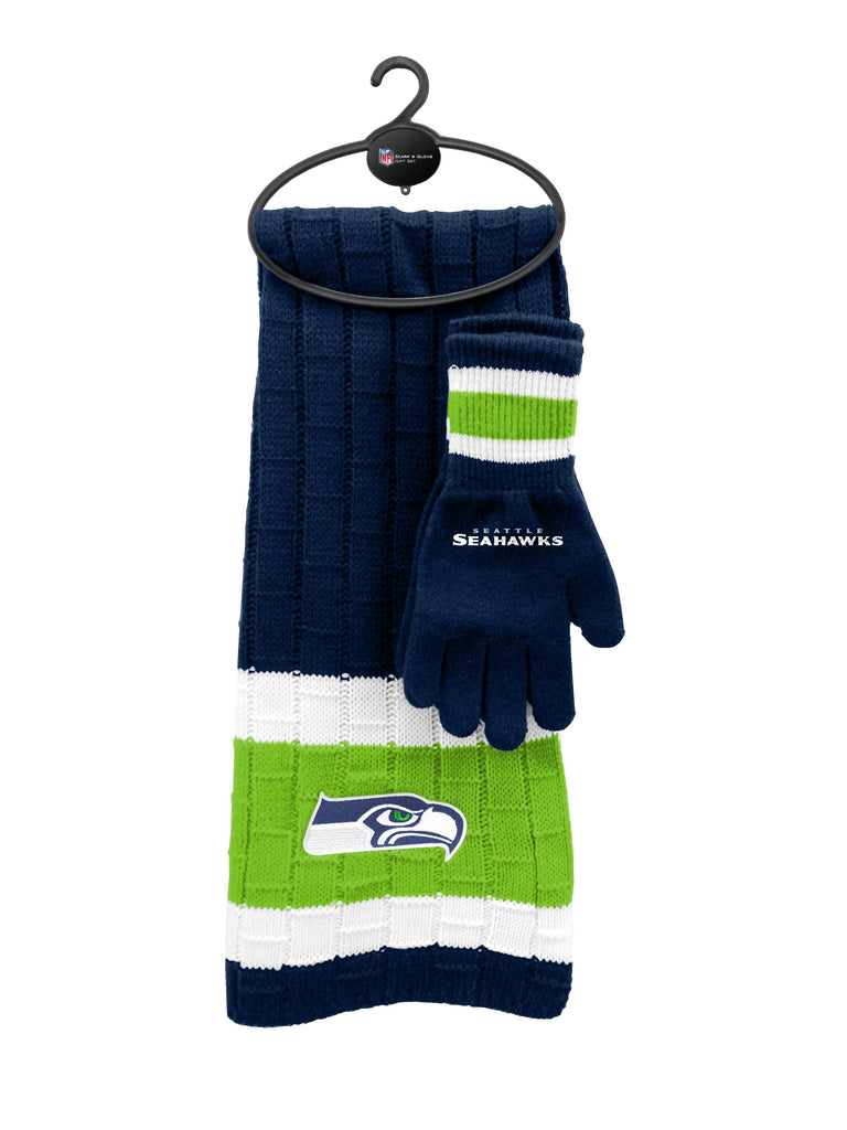 Seattle Seahawks Scarf Glove Gift Set