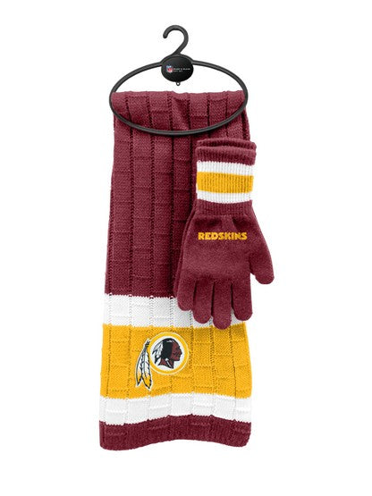 Washington Redskins Scarf Glove Gift Set